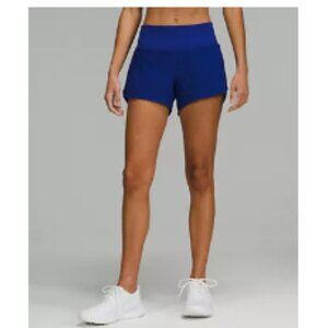 Lululemon Speed Up Mid/High Rise Shorts 4" Larkspur Blue Size 0